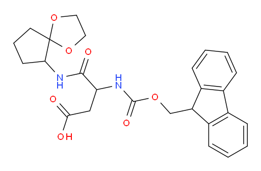 3-({1,4-dioxaspiro[4.4]nonan-6-yl}carbamoyl)-3-({[(9H-fluoren-9-yl)methoxy]carbonyl}amino)propanoic acid