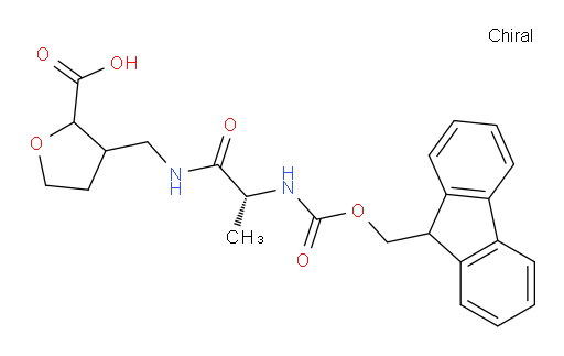 3-{[(2R)-2-({[(9H-fluoren-9-yl)methoxy]carbonyl}amino)propanamido]methyl}oxolane-2-carboxylic acid
