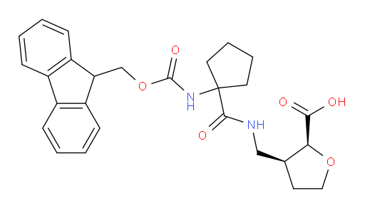 rac-(2R,3R)-3-({[1-({[(9H-fluoren-9-yl)methoxy]carbonyl}amino)cyclopentyl]formamido}methyl)oxolane-2-carboxylic acid