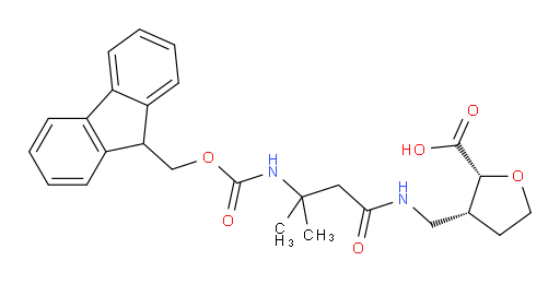 rac-(2R,3R)-3-{[3-({[(9H-fluoren-9-yl)methoxy]carbonyl}amino)-3-methylbutanamido]methyl}oxolane-2-carboxylic acid