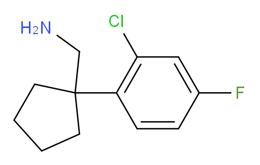 [1-(2-chloro-4-fluorophenyl)cyclopentyl]methanamine