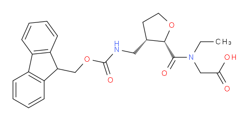 rac-2-{N-ethyl-1-[(2R,3R)-3-[({[(9H-fluoren-9-yl)methoxy]carbonyl}amino)methyl]oxolan-2-yl]formamido}acetic acid