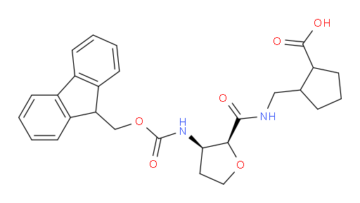 rac-2-({[(2R,3S)-3-({[(9H-fluoren-9-yl)methoxy]carbonyl}amino)oxolan-2-yl]formamido}methyl)cyclopentane-1-carboxylic acid