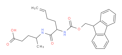 4-[2-({[(9H-fluoren-9-yl)methoxy]carbonyl}amino)hex-5-enamido]pentanoic acid