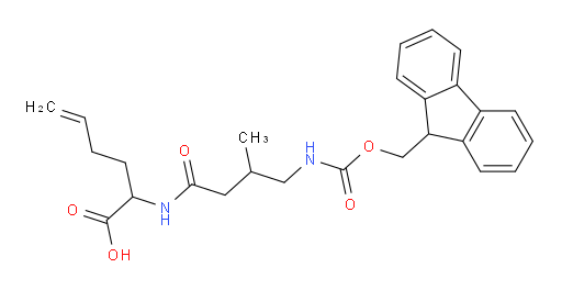 2-[4-({[(9H-fluoren-9-yl)methoxy]carbonyl}amino)-3-methylbutanamido]hex-5-enoic acid
