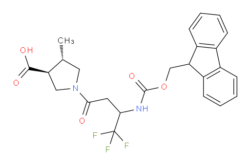 rac-(3R,4R)-1-[3-({[(9H-fluoren-9-yl)methoxy]carbonyl}amino)-4,4,4-trifluorobutanoyl]-4-methylpyrrolidine-3-carboxylic acid