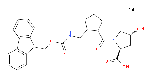 (2S,4R)-1-{2-[({[(9H-fluoren-9-yl)methoxy]carbonyl}amino)methyl]cyclopentanecarbonyl}-4-hydroxypyrrolidine-2-carboxylic acid