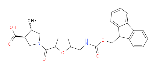 rac-(3R,4R)-1-{5-[({[(9H-fluoren-9-yl)methoxy]carbonyl}amino)methyl]oxolane-2-carbonyl}-4-methylpyrrolidine-3-carboxylic acid