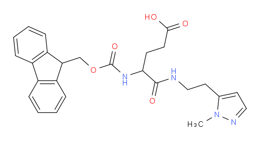 4-({[(9H-fluoren-9-yl)methoxy]carbonyl}amino)-4-{[2-(1-methyl-1H-pyrazol-5-yl)ethyl]carbamoyl}butanoic acid