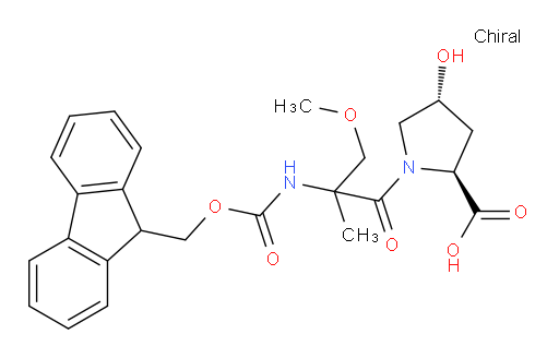 (2S,4R)-1-[2-({[(9H-fluoren-9-yl)methoxy]carbonyl}amino)-3-methoxy-2-methylpropanoyl]-4-hydroxypyrrolidine-2-carboxylic acid
