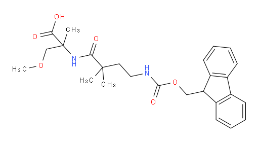 2-[4-({[(9H-fluoren-9-yl)methoxy]carbonyl}amino)-2,2-dimethylbutanamido]-3-methoxy-2-methylpropanoic acid