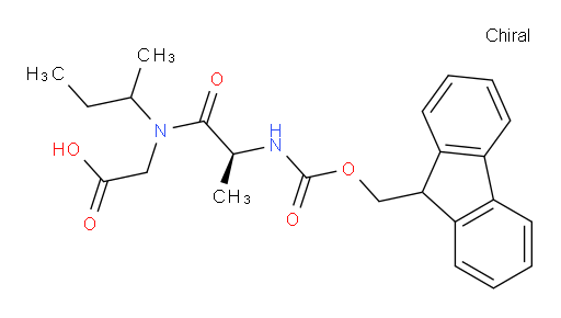 2-[(2S)-N-(butan-2-yl)-2-({[(9H-fluoren-9-yl)methoxy]carbonyl}amino)propanamido]acetic acid