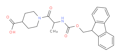 1-[2-({[(9H-fluoren-9-yl)methoxy]carbonyl}amino)propanoyl]piperidine-4-carboxylic acid
