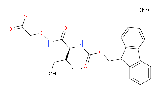 2-{[(2S)-2-({[(9H-fluoren-9-yl)methoxy]carbonyl}amino)-3-methylpentanamido]oxy}acetic acid