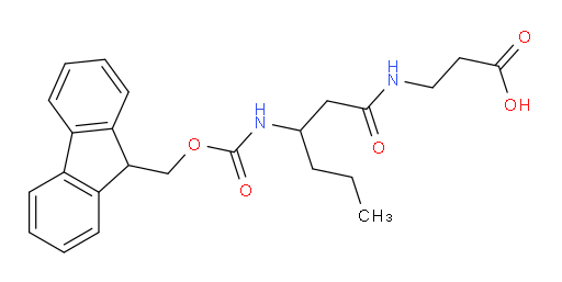 3-[3-({[(9H-fluoren-9-yl)methoxy]carbonyl}amino)hexanamido]propanoic acid