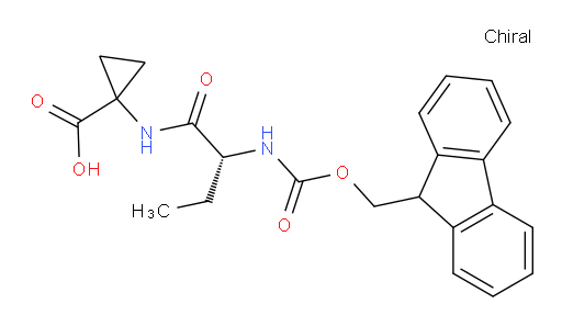 1-[(2R)-2-({[(9H-fluoren-9-yl)methoxy]carbonyl}amino)butanamido]cyclopropane-1-carboxylic acid