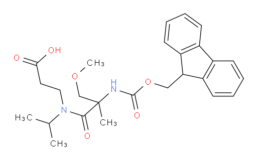 3-[2-({[(9H-fluoren-9-yl)methoxy]carbonyl}amino)-2-(methoxymethyl)-N-(propan-2-yl)propanamido]propanoic acid