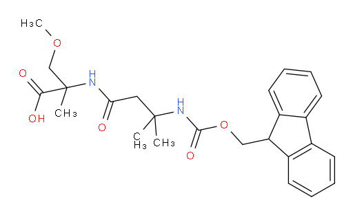 2-[3-({[(9H-fluoren-9-yl)methoxy]carbonyl}amino)-3-methylbutanamido]-3-methoxy-2-methylpropanoic acid