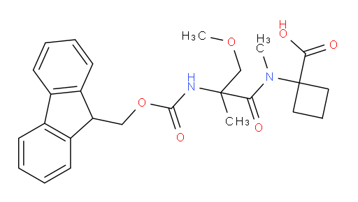 1-[2-({[(9H-fluoren-9-yl)methoxy]carbonyl}amino)-2-(methoxymethyl)-N-methylpropanamido]cyclobutane-1-carboxylic acid
