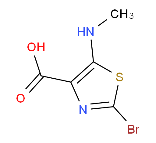 2-bromo-5-(methylamino)-1,3-thiazole-4-carboxylic acid