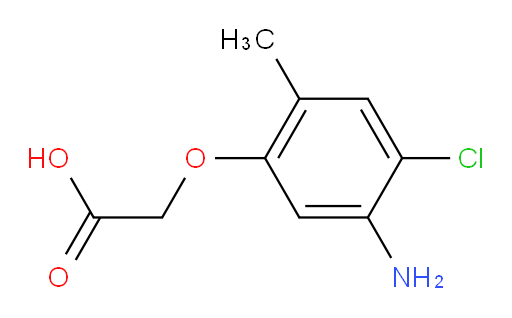 2-(5-amino-4-chloro-2-methylphenoxy)acetic acid