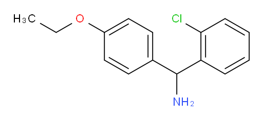 (2-chlorophenyl)(4-ethoxyphenyl)methanamine