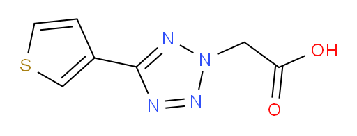 2-[5-(thiophen-3-yl)-2H-1,2,3,4-tetrazol-2-yl]acetic acid