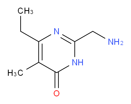 2-(aminomethyl)-6-ethyl-5-methyl-3,4-dihydropyrimidin-4-one