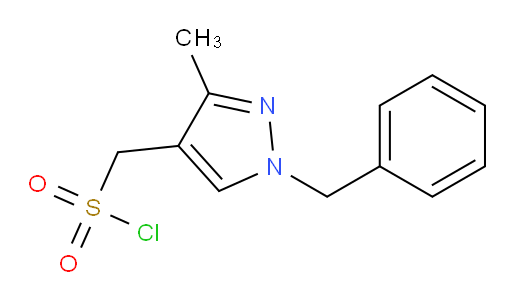 (1-benzyl-3-methyl-1H-pyrazol-4-yl)methanesulfonyl chloride