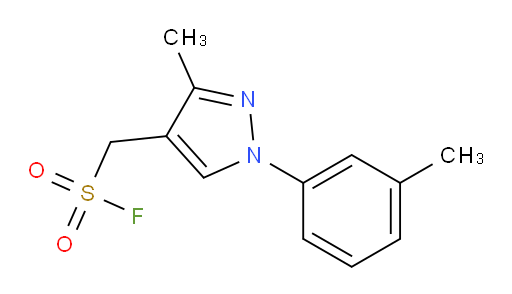 [3-methyl-1-(3-methylphenyl)-1H-pyrazol-4-yl]methanesulfonyl fluoride