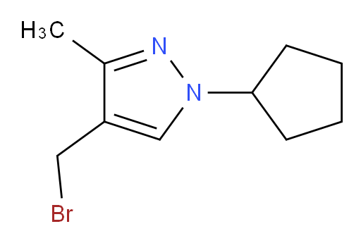 4-(bromomethyl)-1-cyclopentyl-3-methyl-1H-pyrazole