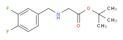 tert-butyl 2-{[(3,4-difluorophenyl)methyl]amino}acetate