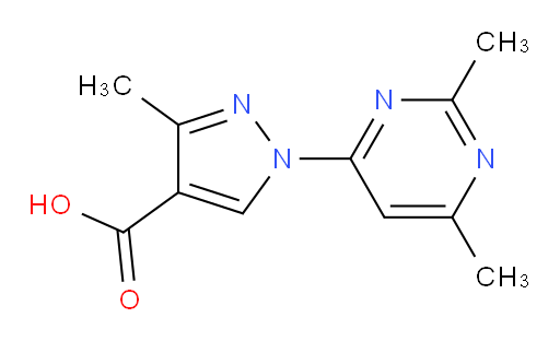 1-(2,6-dimethylpyrimidin-4-yl)-3-methyl-1H-pyrazole-4-carboxylic acid