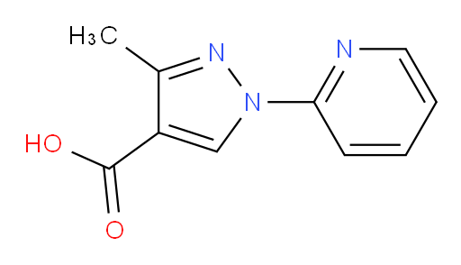 3-methyl-1-(pyridin-2-yl)-1H-pyrazole-4-carboxylic acid
