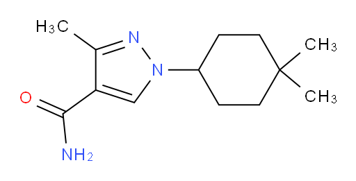 1-(4,4-dimethylcyclohexyl)-3-methyl-1H-pyrazole-4-carboxamide