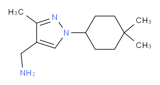 [1-(4,4-dimethylcyclohexyl)-3-methyl-1H-pyrazol-4-yl]methanamine