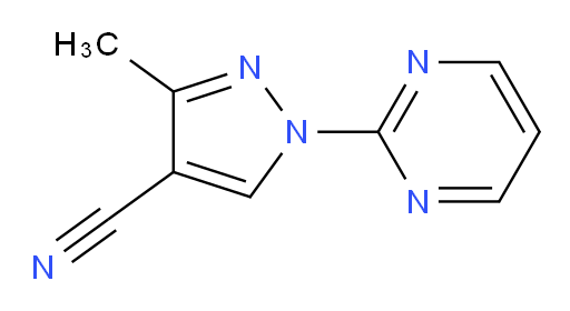 3-methyl-1-(pyrimidin-2-yl)-1H-pyrazole-4-carbonitrile
