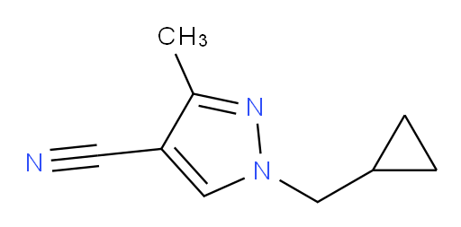 1-(cyclopropylmethyl)-3-methyl-1H-pyrazole-4-carbonitrile