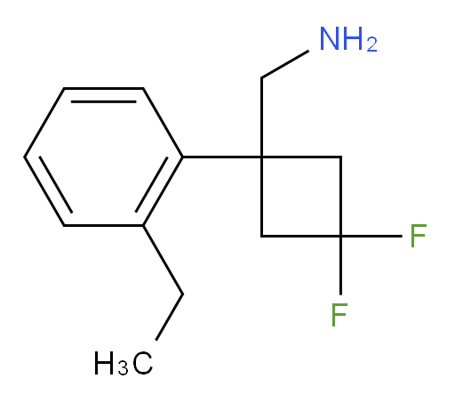 [1-(2-ethylphenyl)-3,3-difluorocyclobutyl]methanamine
