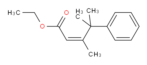 ethyl (2Z)-3,4-dimethyl-4-phenylpent-2-enoate