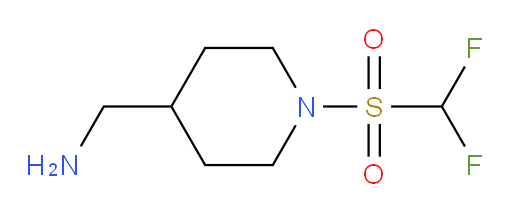 (1-difluoromethanesulfonylpiperidin-4-yl)methanamine