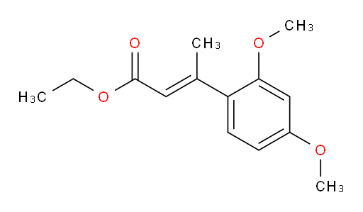 ethyl (2E)-3-(2,4-dimethoxyphenyl)but-2-enoate