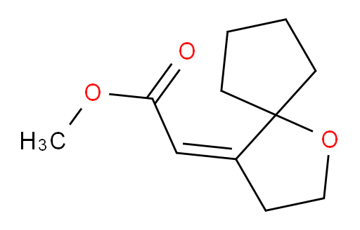 methyl 2-[(4Z)-1-oxaspiro[4.4]nonan-4-ylidene]acetate