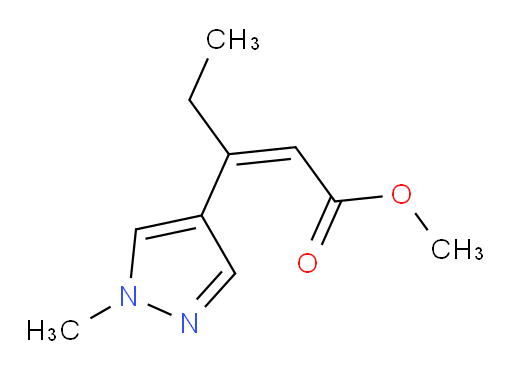 methyl (2Z)-3-(1-methyl-1H-pyrazol-4-yl)pent-2-enoate