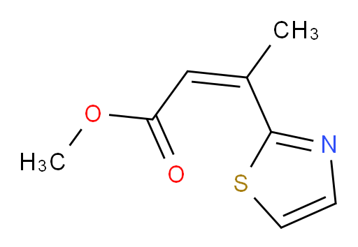 methyl (2Z)-3-(1,3-thiazol-2-yl)but-2-enoate