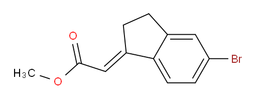 methyl 2-[(1E)-5-bromo-2,3-dihydro-1H-inden-1-ylidene]acetate