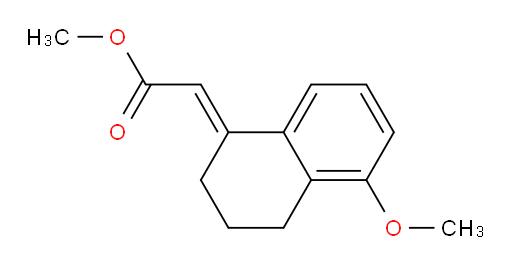 methyl 2-[(1E)-5-methoxy-1,2,3,4-tetrahydronaphthalen-1-ylidene]acetate