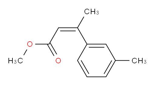 methyl (2Z)-3-(3-methylphenyl)but-2-enoate