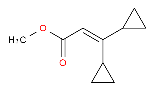 methyl 3,3-dicyclopropylprop-2-enoate