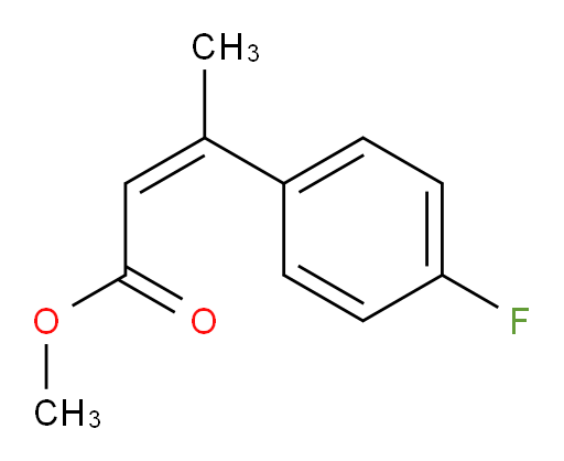 methyl (2Z)-3-(4-fluorophenyl)but-2-enoate